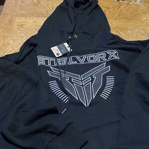 Steelvorx Black Hoodie